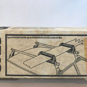 Yakima Car Roof Mount Ski Racks Sport Model For 4 Downhill Or 5 XC Skis